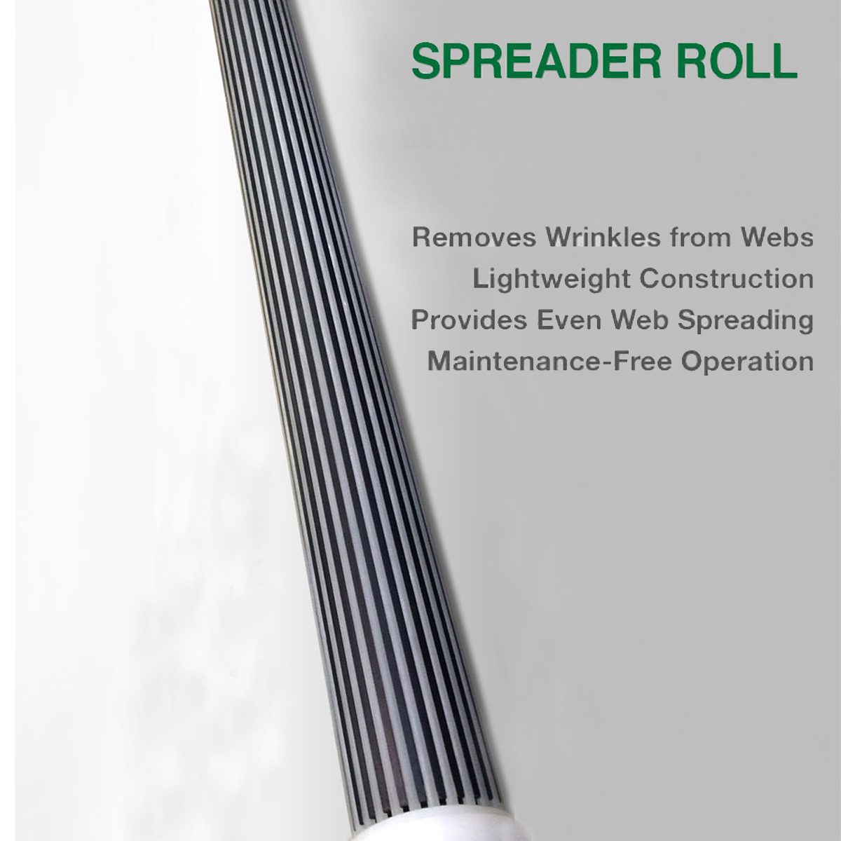 Polyband Web Spreader Roller | Passaic Rubber